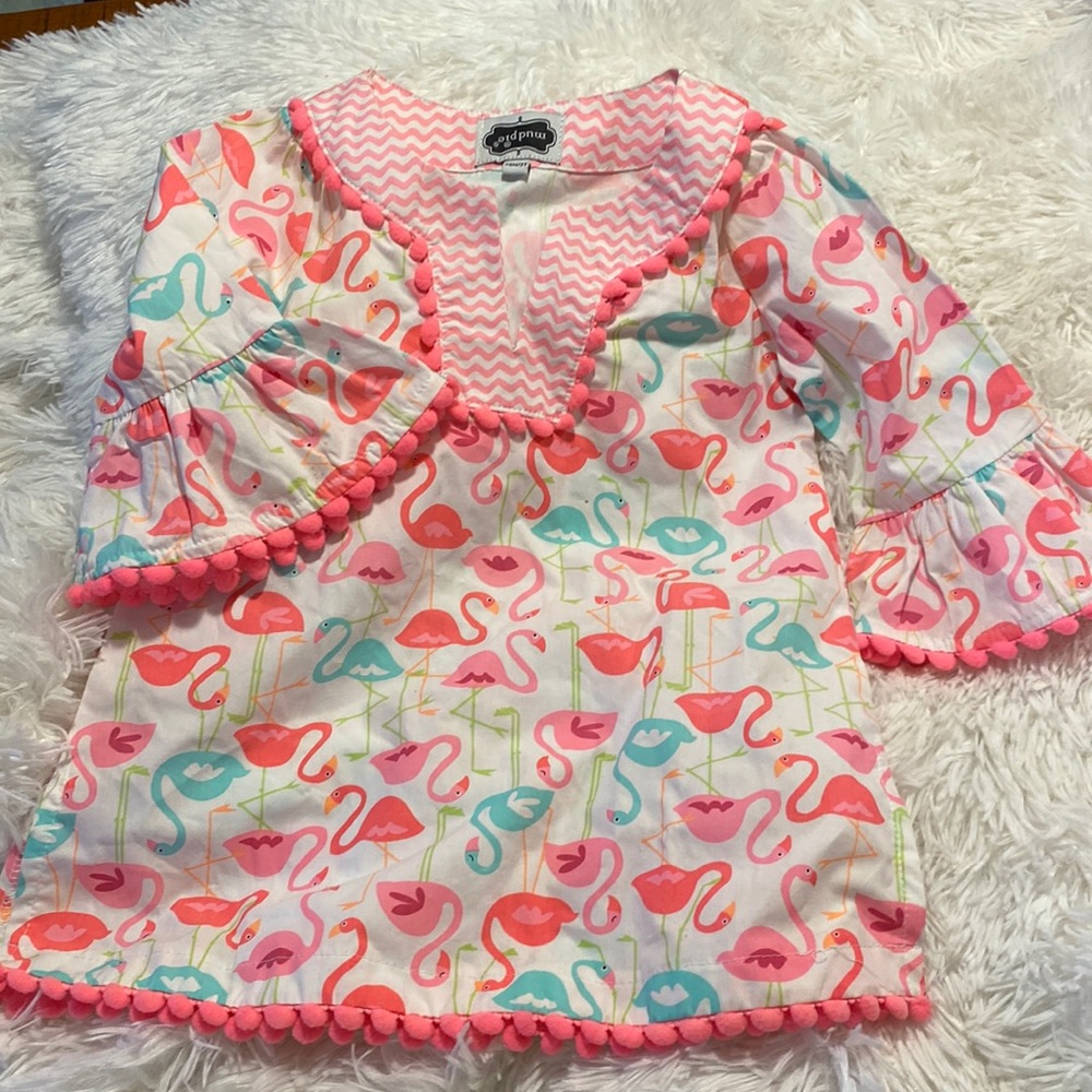Mud Pie Flamingo Dress Toddler
